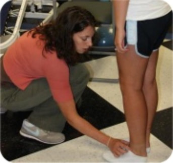 Image of therapist with patient